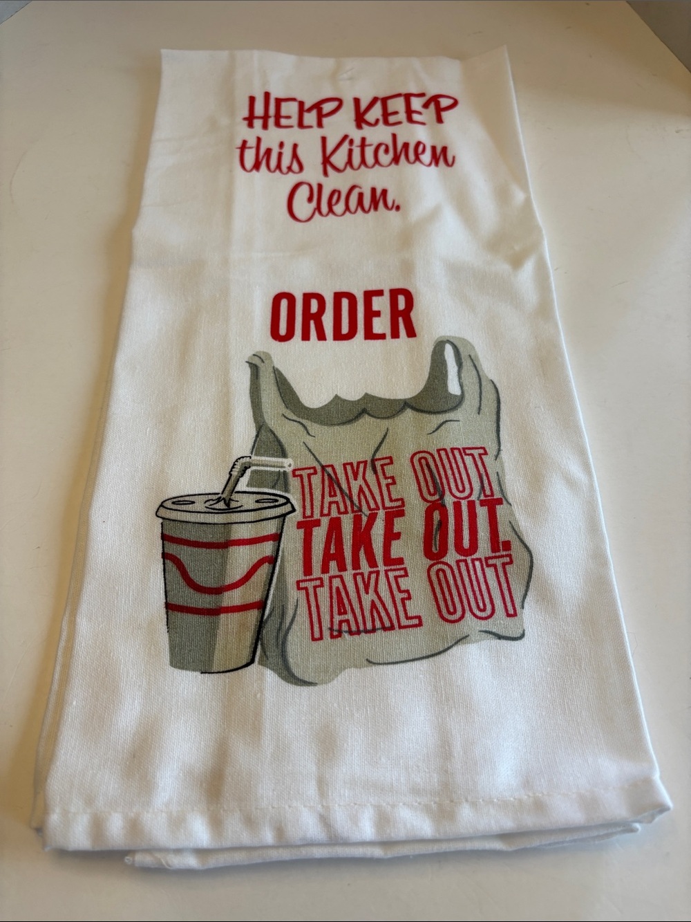 Help Keep This Kitchen Clean”Dish Towel